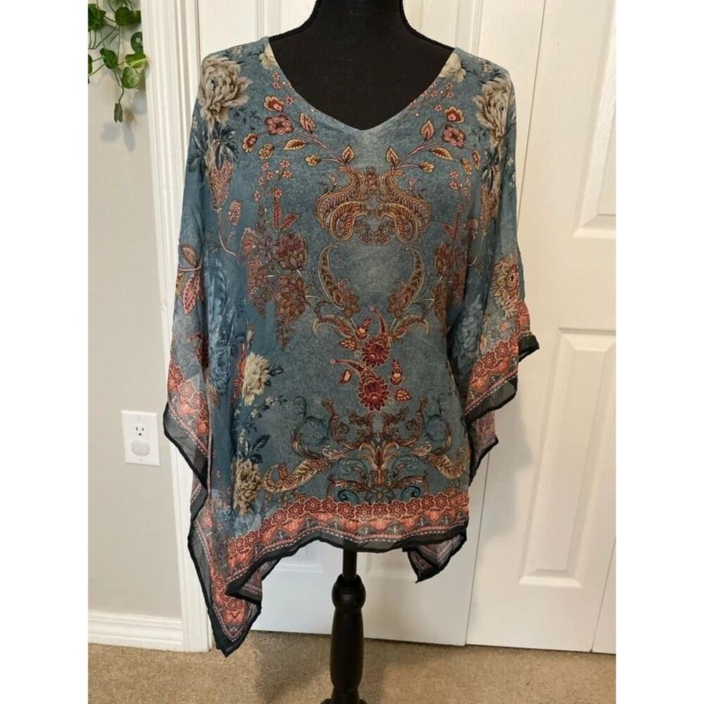 Sevya Handmade boho  Poncho One Size Boho Tunic